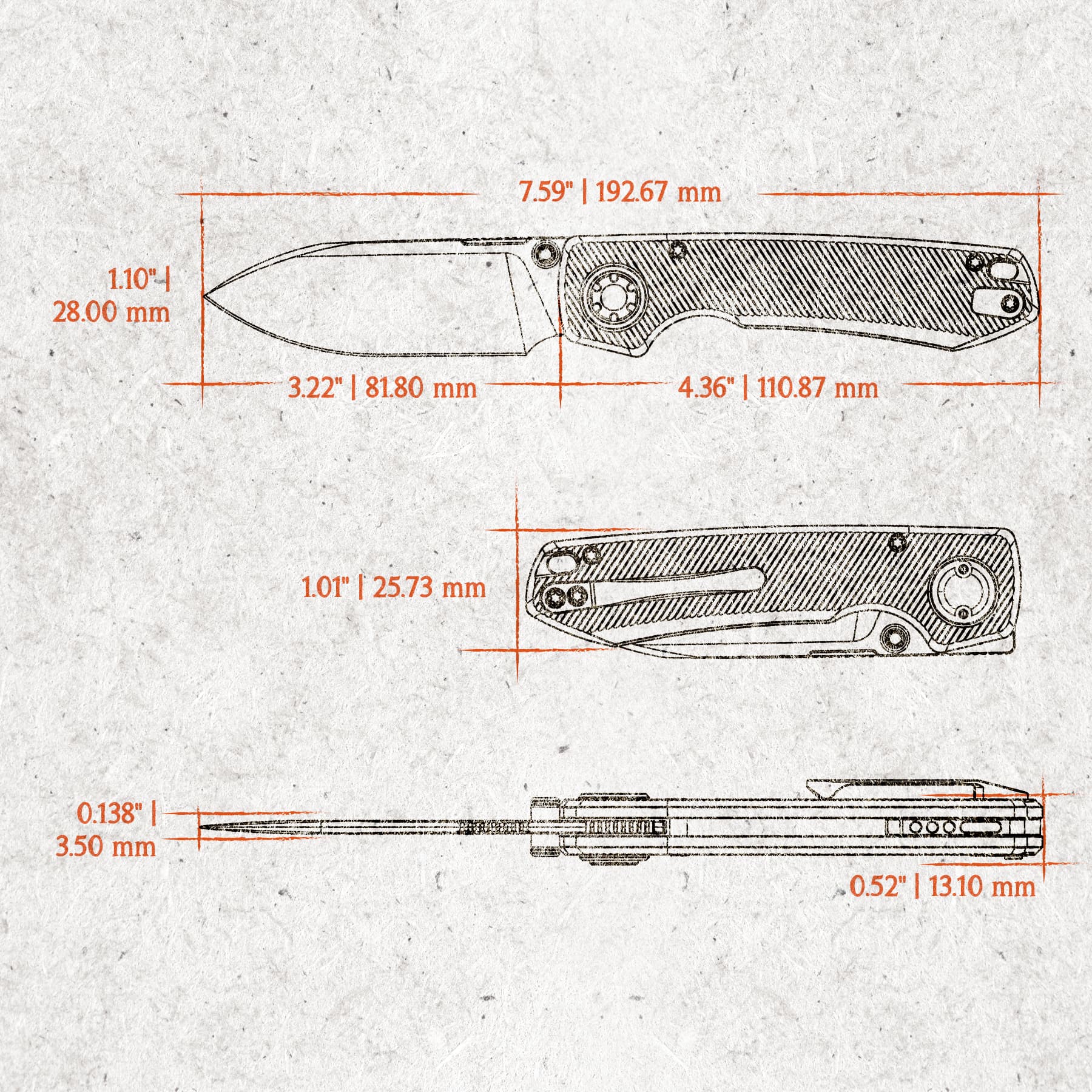 Raccoon® V -Vanchor Lock® (3.22" M390 Blade & Titanium Handle) - A4003 - Image 12