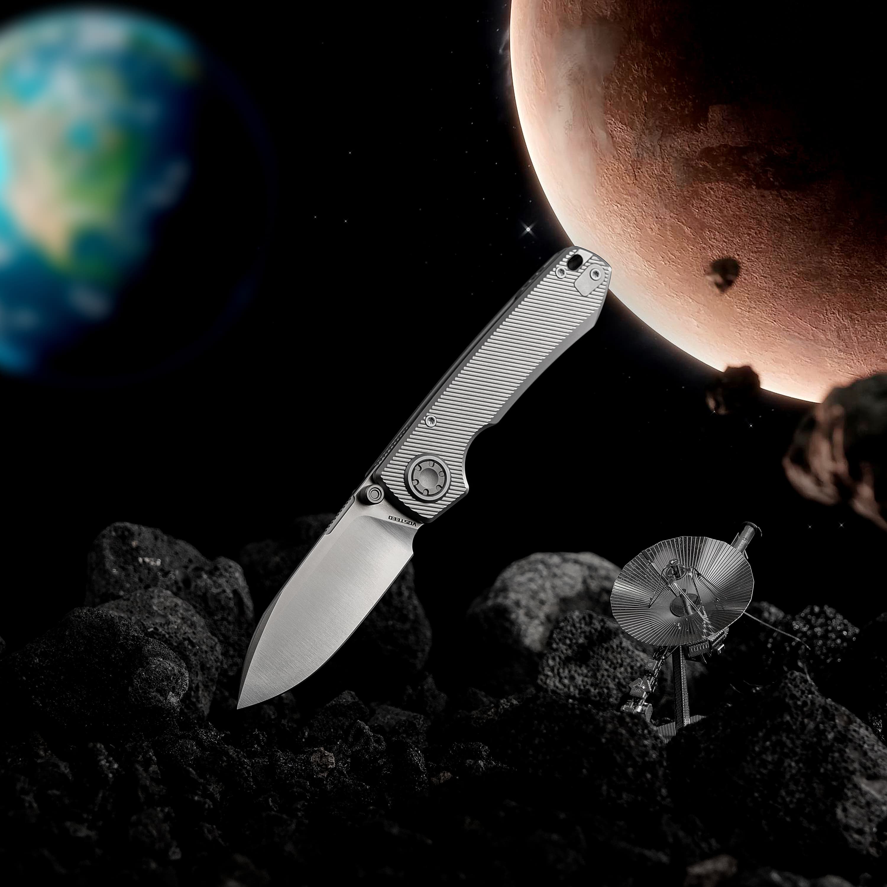 Raccoon® V -Vanchor Lock® (3.22" M390 Blade & Titanium Handle) - A4003 - Image 16