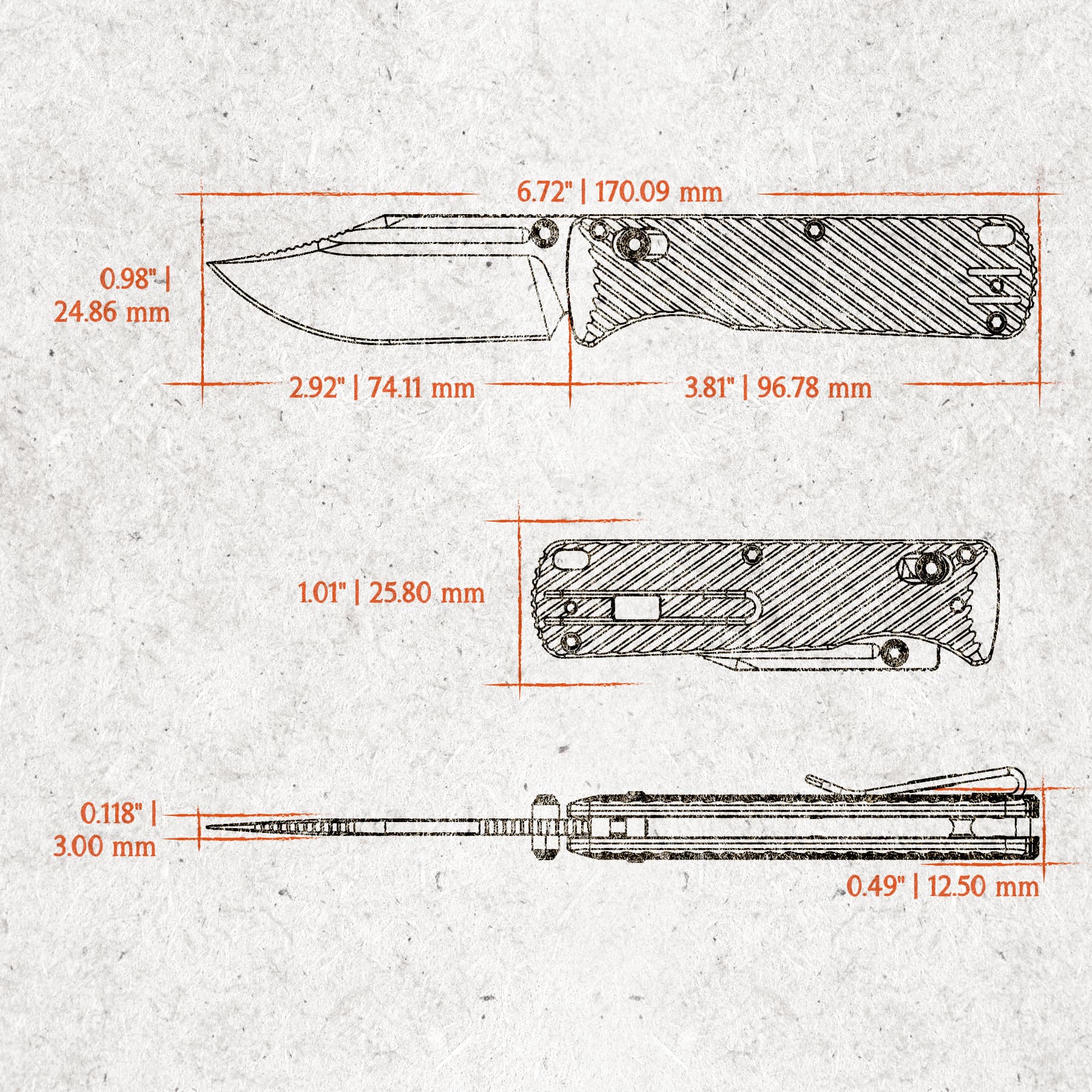 Vombat - Crossbar Lock (2.92" M390 Blade & Aluminum Handle) - A4102 - Image 14