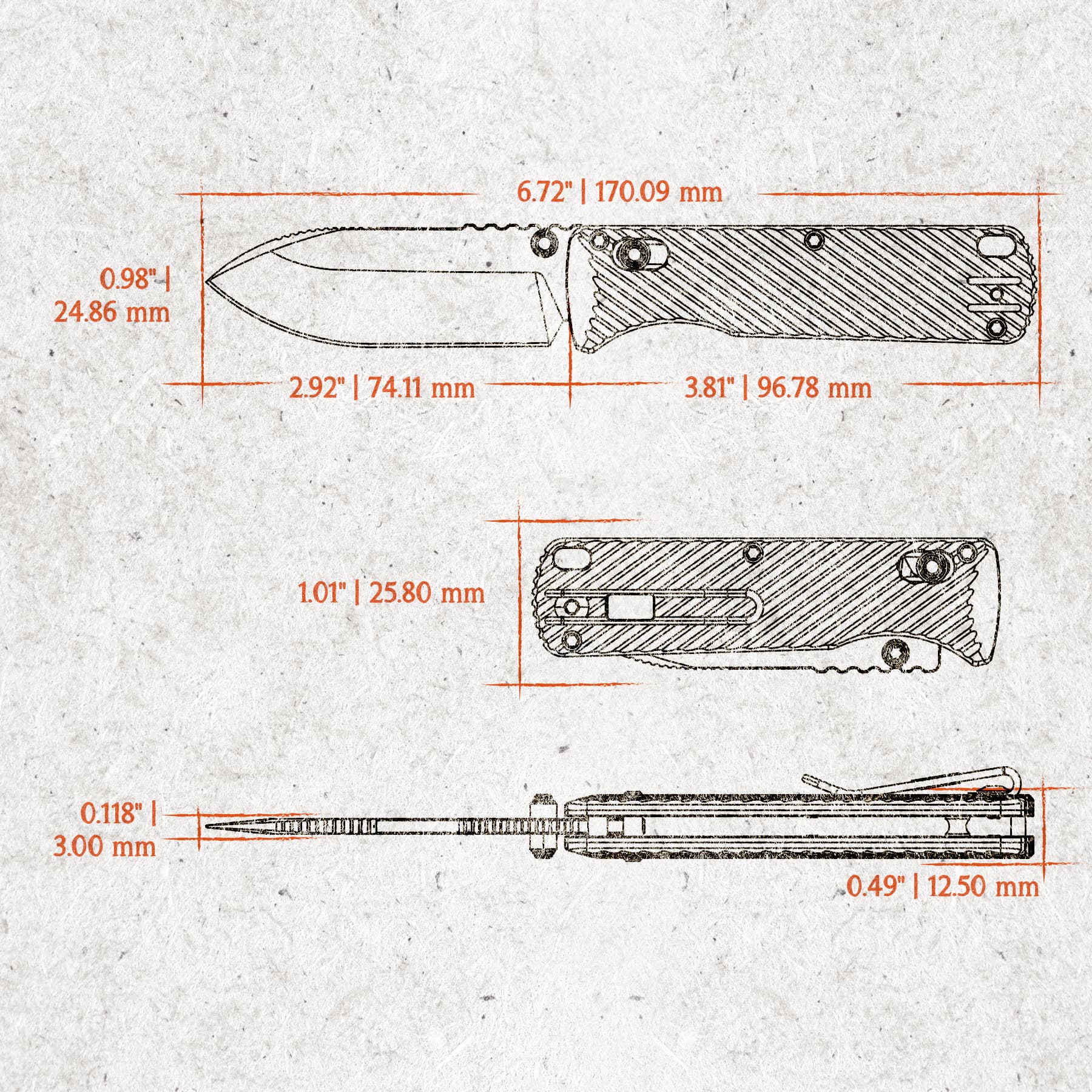 Vombat - Crossbar Lock (2.92" M390 Blade & Aluminum Handle) - A4104 - Image 14