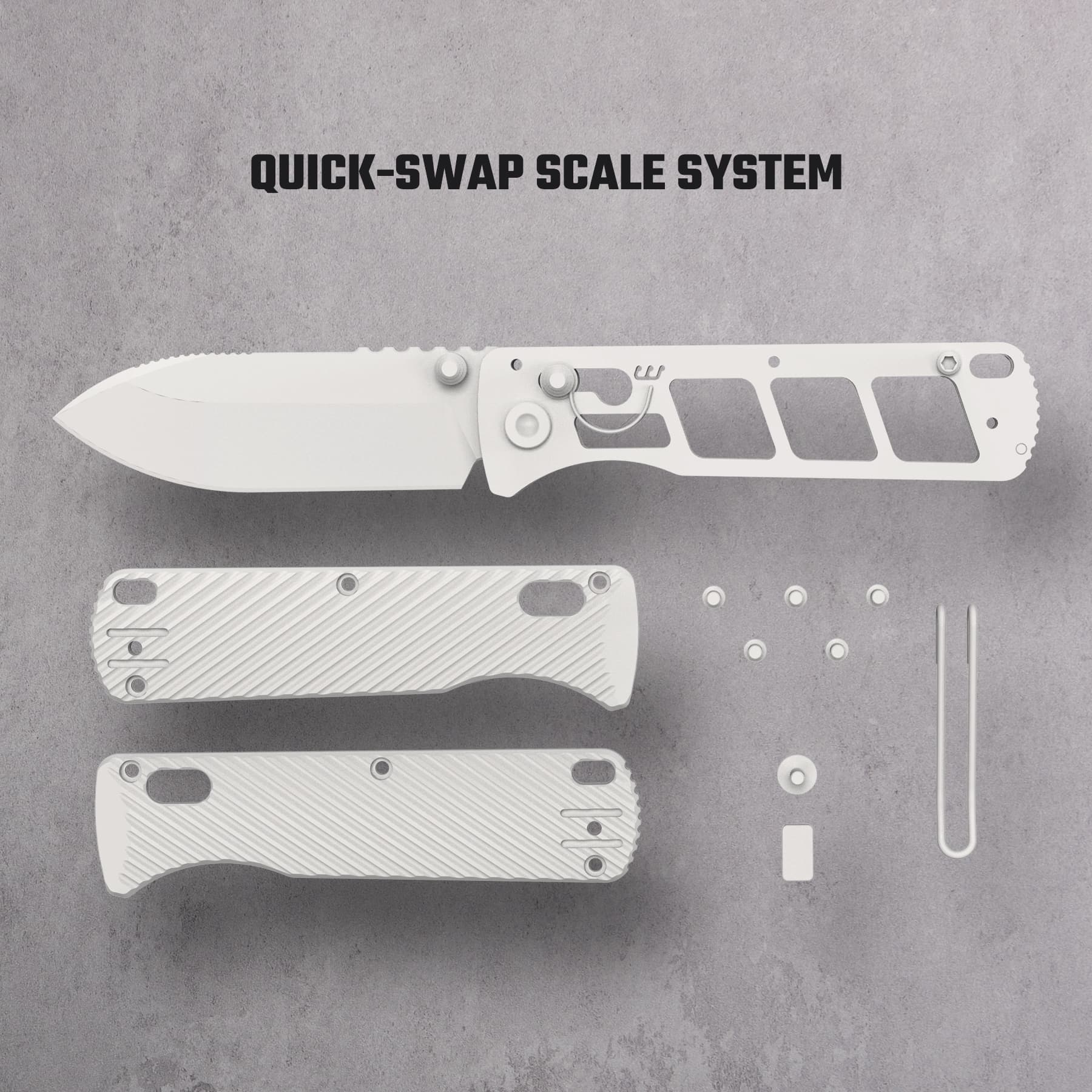 Vombat - Crossbar Lock (2.92" M390 Blade & Aluminum Handle) - A4104 - Image 4